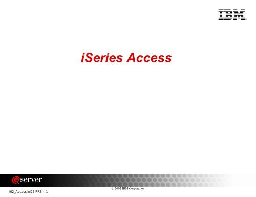 ibm iseries access